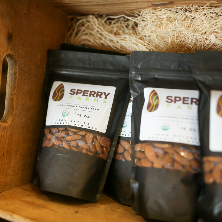 Organic Natural Almonds 16 oz.