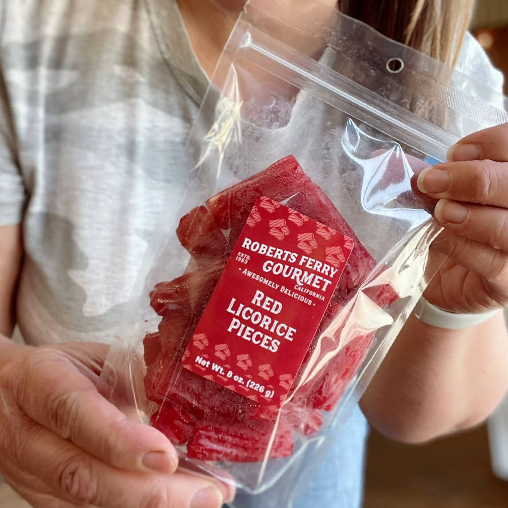 Red Licorice Pieces – Roberts Ferry Gourmet