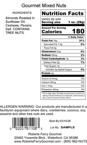 Gourmet Mixed Nuts