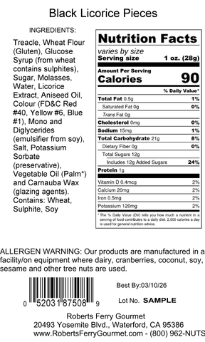 Black Licorice Pieces