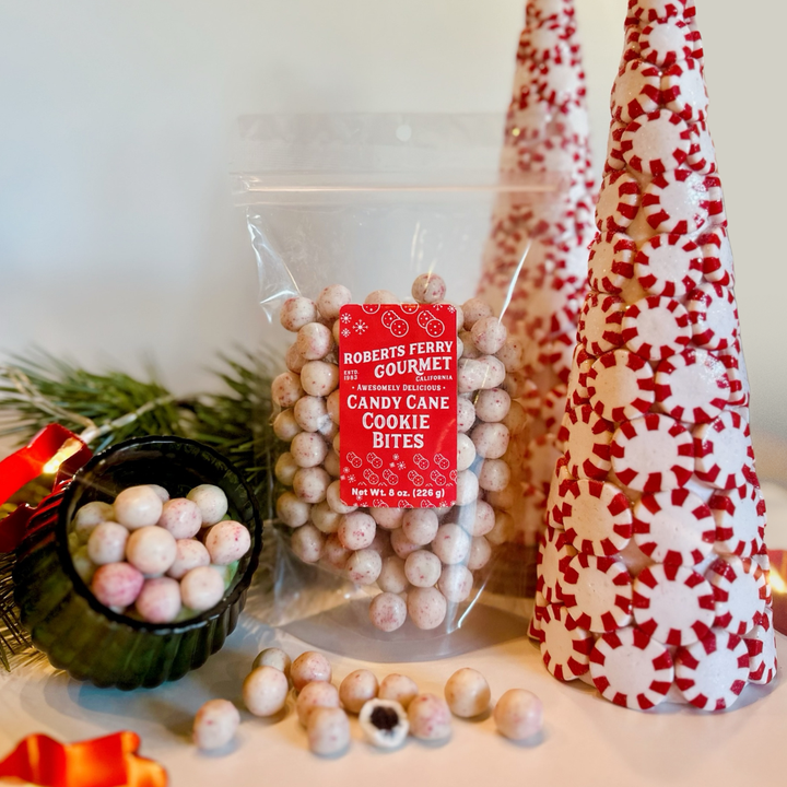 Candy Cane Cookie Bites