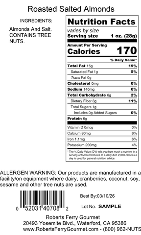 Roasted & Salted Almonds