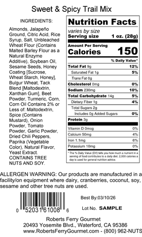 Sweet & Spicy Trail Mix