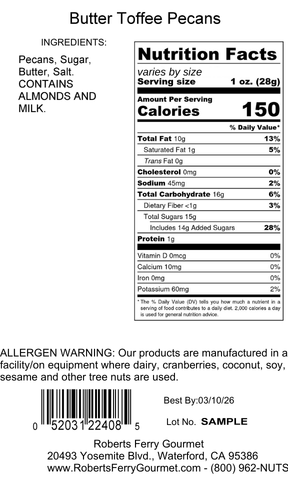 Butter Toffee Pecans