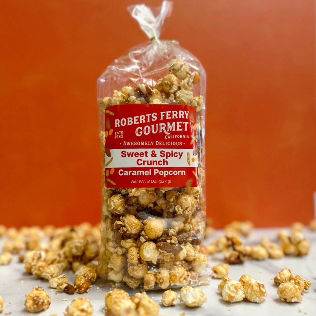 Sweet & Spicy Crunch Caramel Popcorn