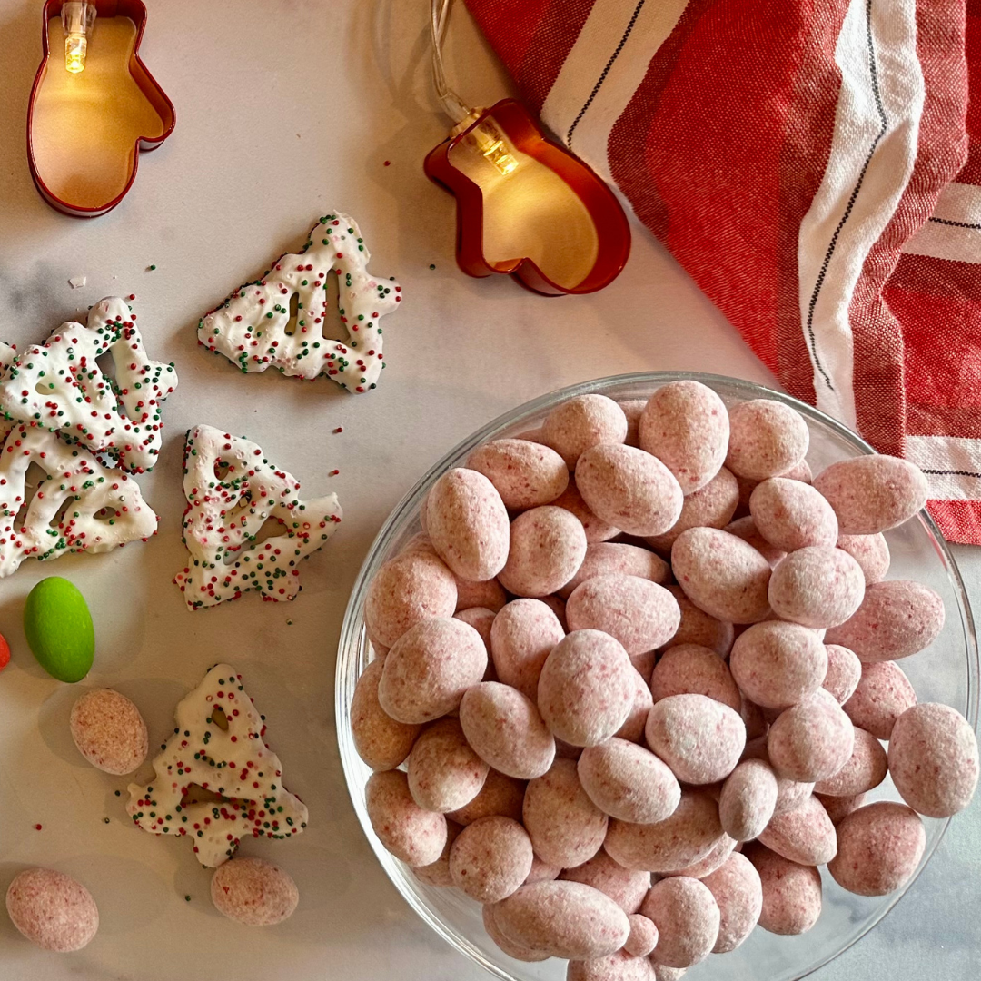 Candy Cane Almonds