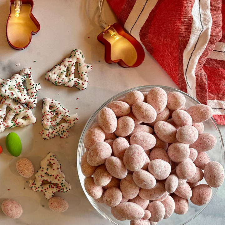 Candy Cane Almonds