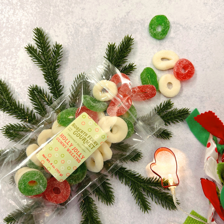 Holly Jolly Gummy Wreaths 12 oz.