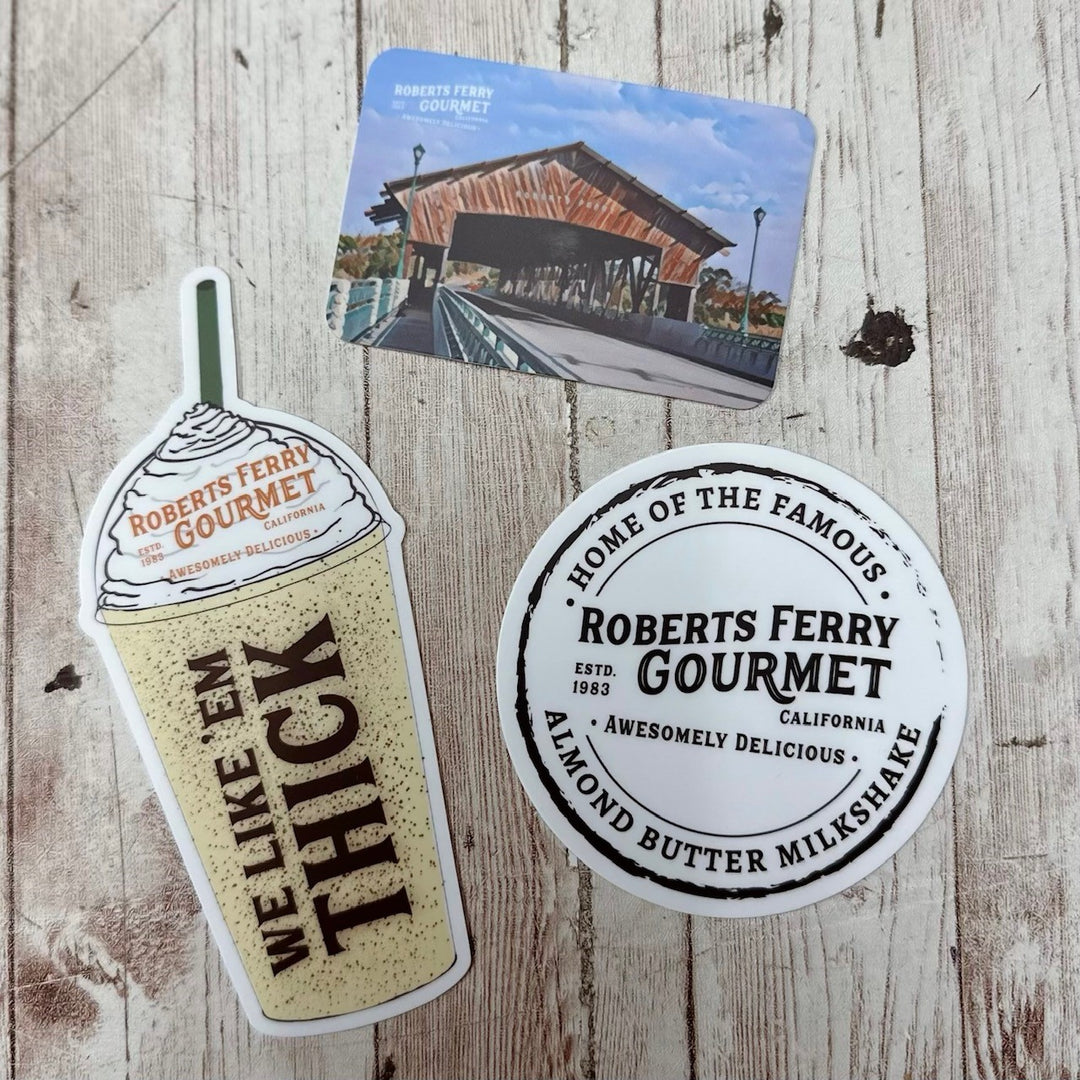 Rfr Stickers RFG Stickers - Pack of 3 – Roberts Ferry Gourmet