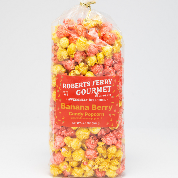 BananaBerry Munch Candy Popcorn – Roberts Ferry Gourmet