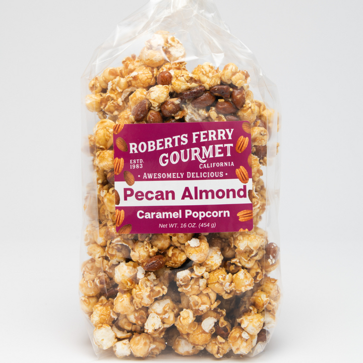 Pecan Almond Caramel Popcorn