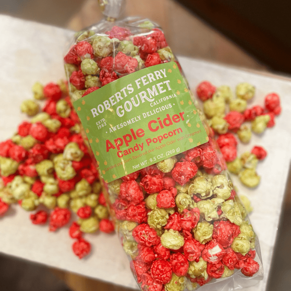 Apple Cider Popcorn, holiday candies