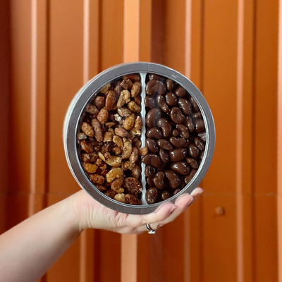 Nut Tin, nut gift, snack tin