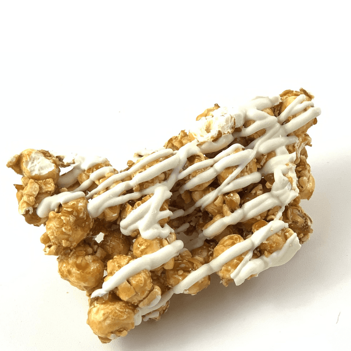 White Chocolate Almond Caramel Popcorn